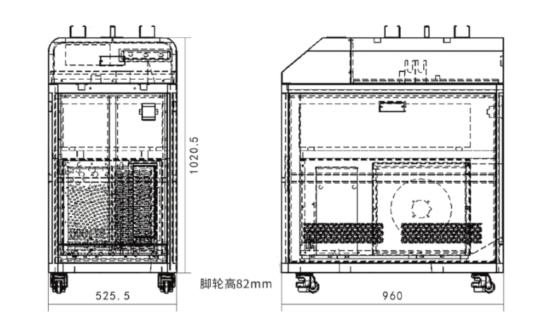 レーザー溶接機の設備構造