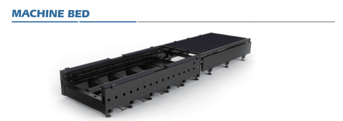 精密レーザー切断機ベッド